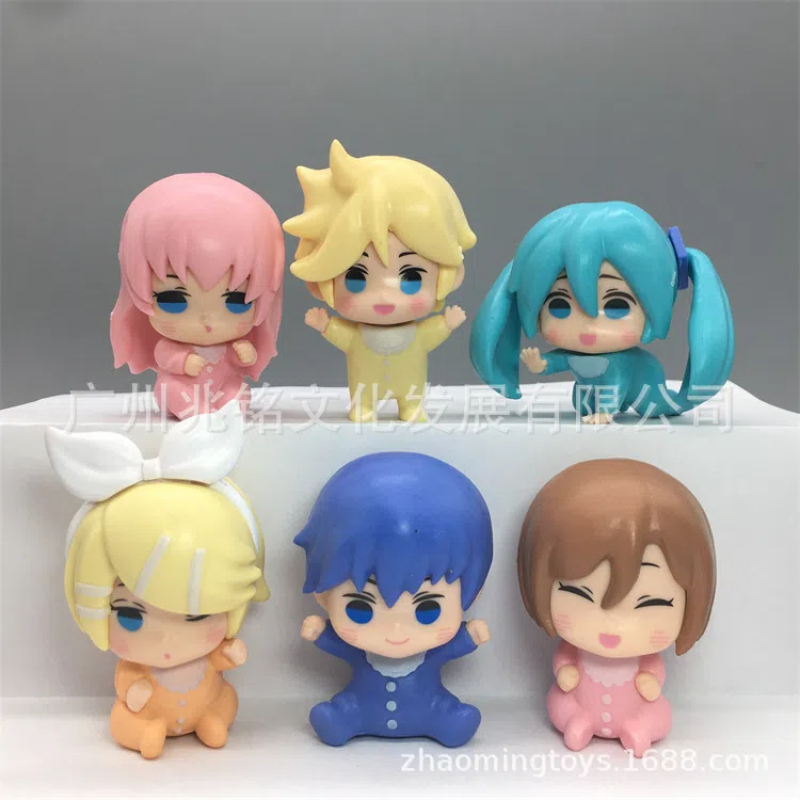 Baby Q Products - 6 개/대 애니메이션 하츠네 미쿠 q
