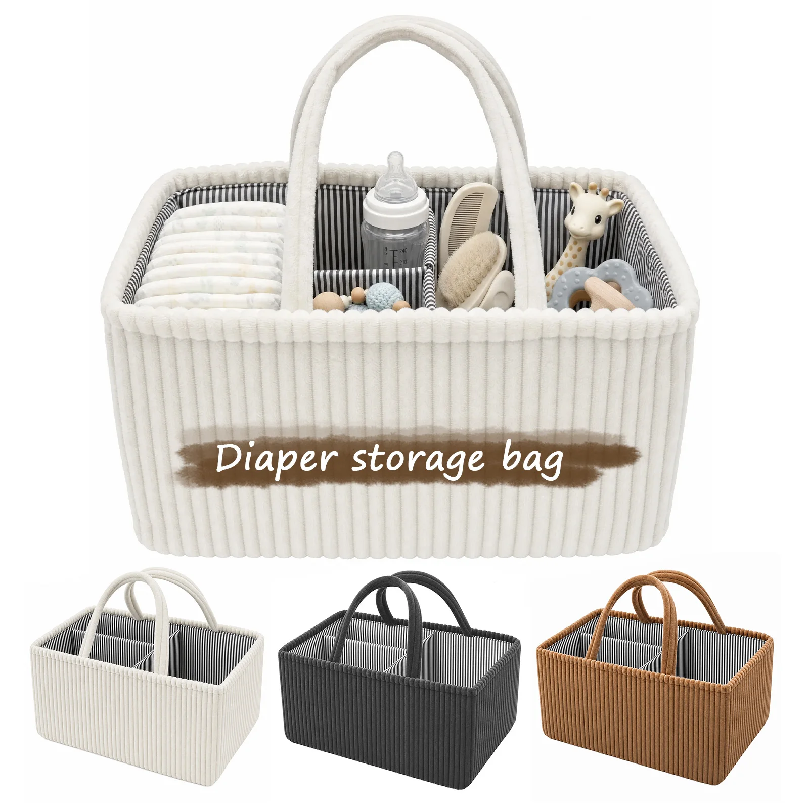 Diaper Bag Backpack - 아기 기저귀 정리함 접이식 기저귀 교환