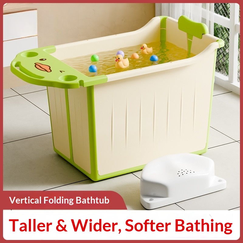 Baby Bath Tub Foldable - 접이식 휴대용 아기 욕조 대형 두꺼운