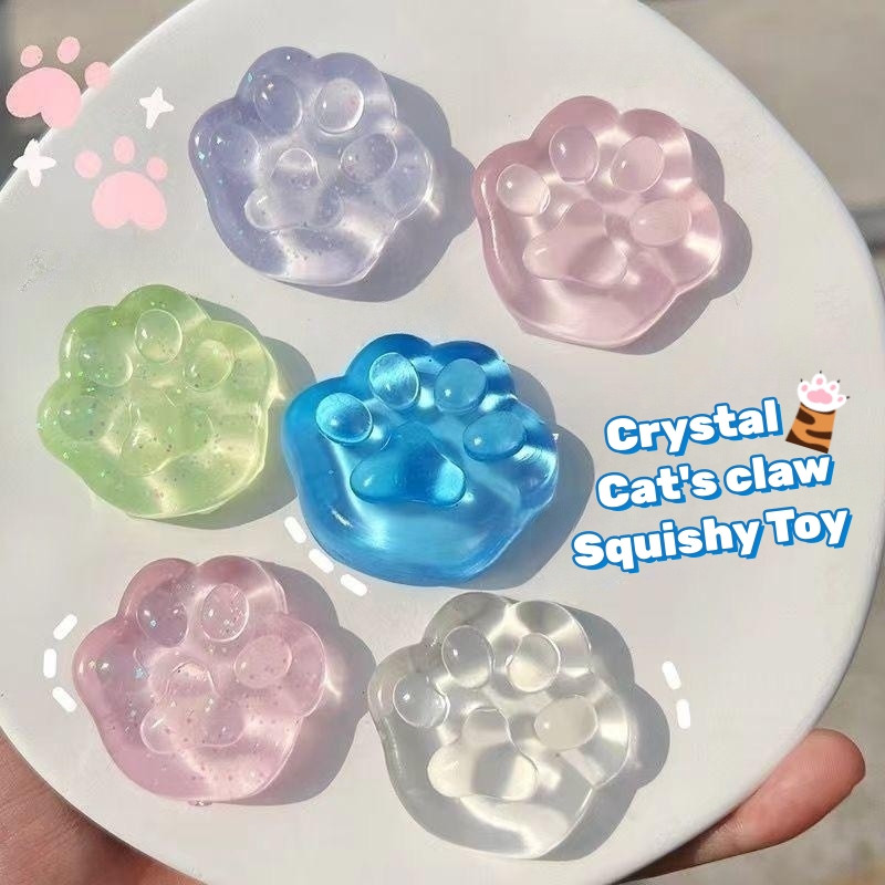 Baby Products Unique - 3개입 귀여운 고양이 발바닥 모양 스티키