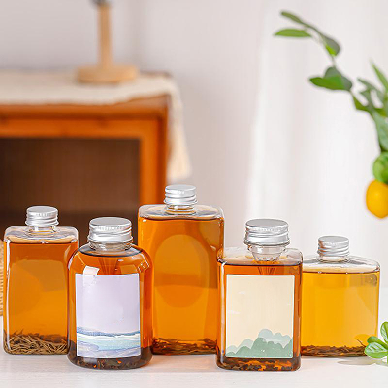 Portable Bottle Warmer - 260/350/500ML 누수 방지 평평한 사각 병