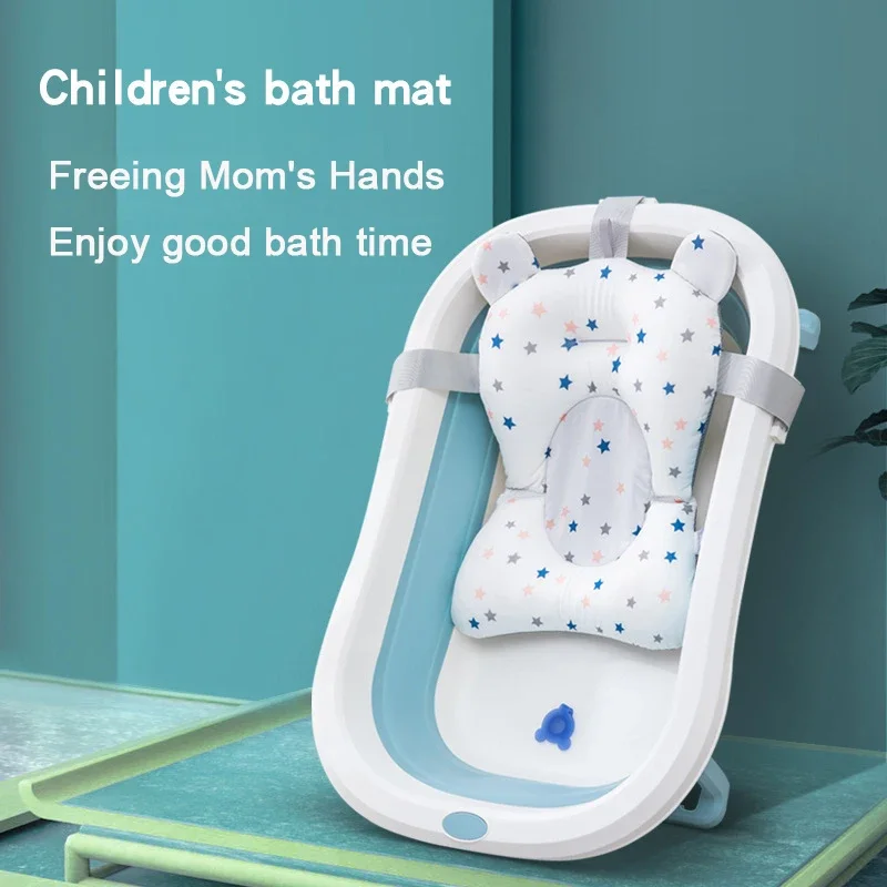 아기 목욕 좌석 부동 물 패드 휴대용 접이식 아기 욕조 - Baby Bath Tub Foldable 리뷰 및 가격