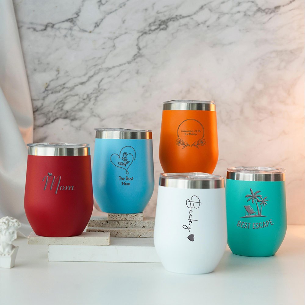 맞춤 이름 하트 스테인리스 스틸 와인 텀블러, 개인 맞 - Portable Bottle Warmer 리뷰 및 가격