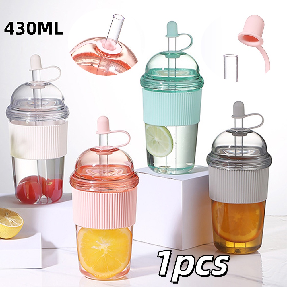 1개 430ml 휴대용 플립 스트로우 컵 플라스틱 인스 - Portable Bottle Warmer 리뷰 및 가격