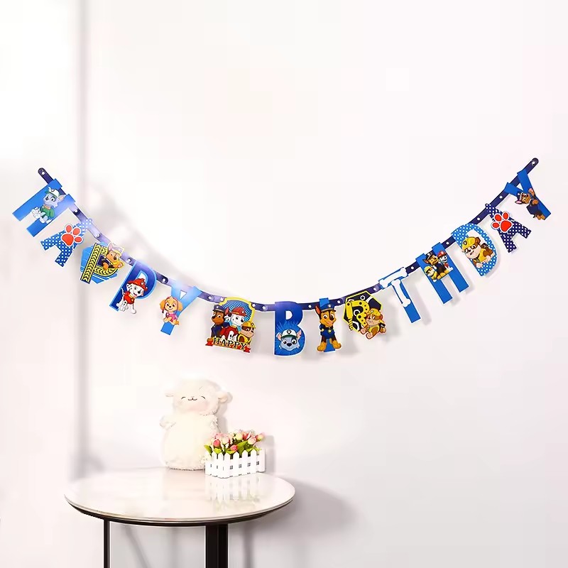 Paw Patrol 테마 시리즈 생일 깃발 천 어린이  - Baby Products For 1 Year Old 리뷰 및 가격