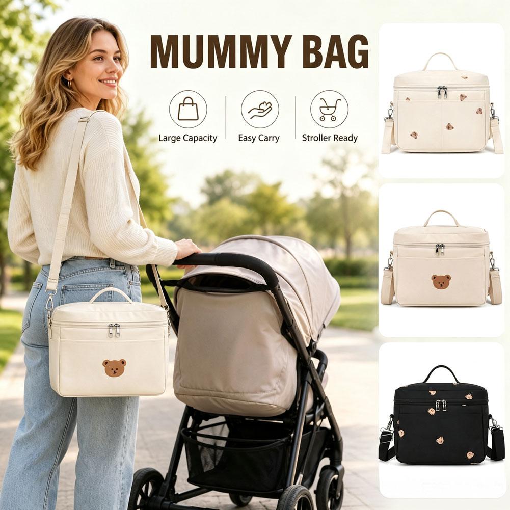 귀여운 곰돌이 보틀 쿨러 가방, 보온 보냉 유모차 정리 - Diaper Bag Backpack 리뷰 및 가격