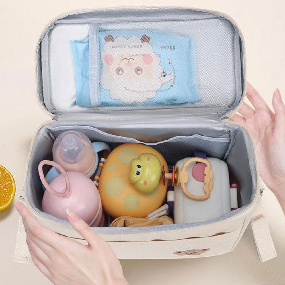 귀여운 곰돌이 보틀 쿨러 가방, 보온 보냉 유모차 정리 - Diaper Bag Backpack 리뷰 및 가격